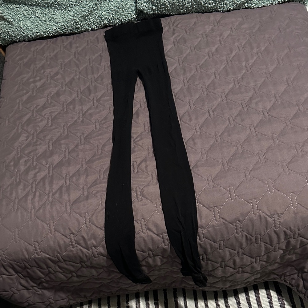 3/$10 Black Lace Trim Leggings/Stockings